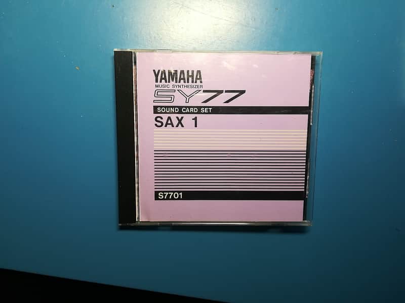 Yamaha SY 77 TG77 SAX1 cards for sale image 1