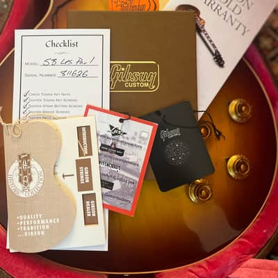 Gibson Custom Shop '58 Les Paul Standard Reissue 2019 - Present - Iced Tea Burst VOS image 8