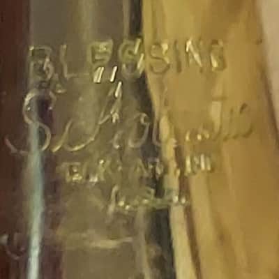 Blessing Scholastic Tenor Trombone, Case & Mouthpiece. Made in USA. Good. image 2