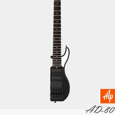 ALP AD-80 Foldable Headless Travel Guitar Silent guitar (Built-in Headphone Amplifier with Gig Bag) image 4