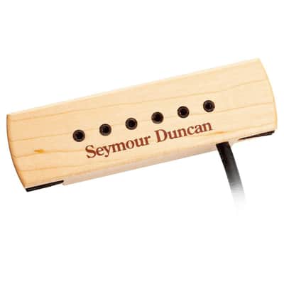 Mint Seymour Duncan Woody XL Acoustic Guitar Soundhole Pickup Maple Color Bundle w... image 3