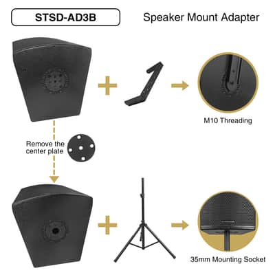 CARME-112BG3 | CARME Series 12" 700W 2-Way Professional PA DJ Speaker, Black w/Titanium Driver for Installation, Live Sound, Karaoke, Bar, Church image 6