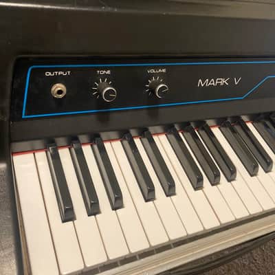 Rhodes Mark V Stage 73 73-Key Electric Piano 1984 - Black image 9