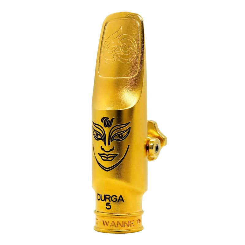 Theo Wanne Alto Saxophone Durga 5 Gold Plated Mouthpiece-DURGA 5 - #7 Gold Plated (0.81") image 1