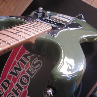 Cort G250SE SE Series Electric Guitar - Dark Olive Green image 3