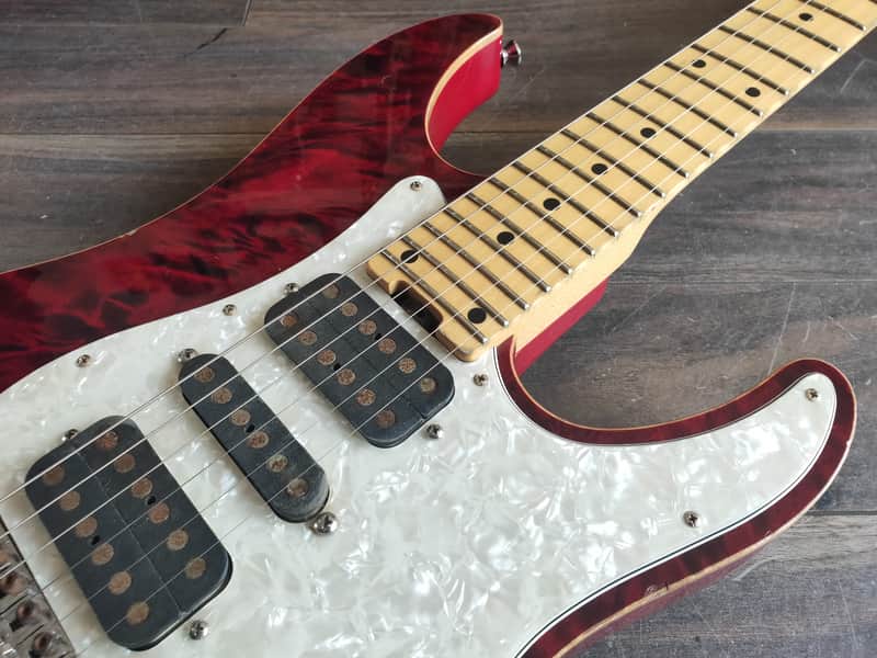 Schecter Japan Exceed Series EX-24-CTM-FRT HSH Superstrat (Quilted