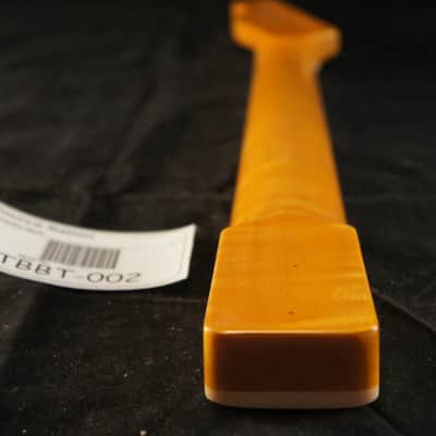 Flamed Maple with Bound Rosewood Fretboard Tele Neck. Fits Fender Telecaster! Block Inlays image 4