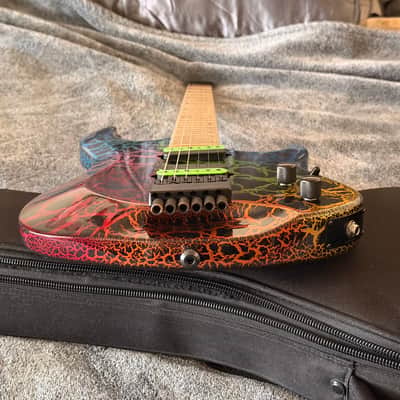 Kiesel Osiris Multiscale OM6 6-String Electric Guitar Crackle Finish USA American Fanned Frets 2020 image 10