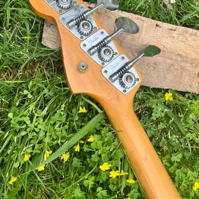 Vintage Fender 1966 Jazz Bass Bound Neck Dot Inlays image 7