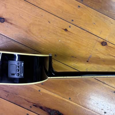 Ibanez AEB5E Acoustic-Electric Bass Guitar Black Pre Amp, Tuner, EQ image 6