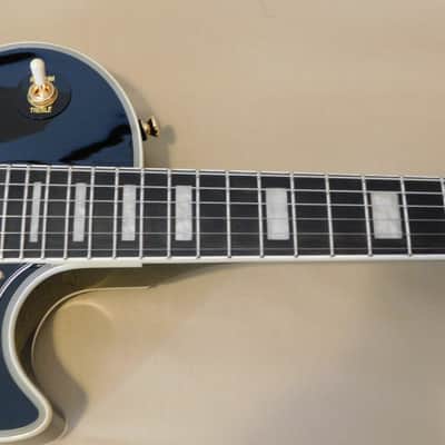 Epiphone 2020 Les Paul Custom - Ebony with Epiphone Premium Gig Bag image 3