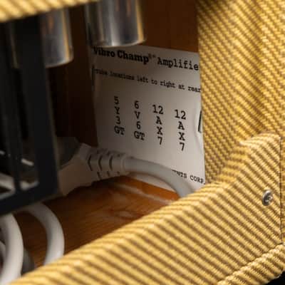 EC Vibro Champ Eric Clapton Signature - Tweed | USA Custom Handwired 5 Watt 1x8'' Guitar Tube Combo Amp Tremolo Power Attenuator image 14