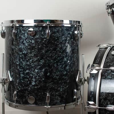 Gretsch Broadkaster Black Diamond Pearl Drum Set image 3