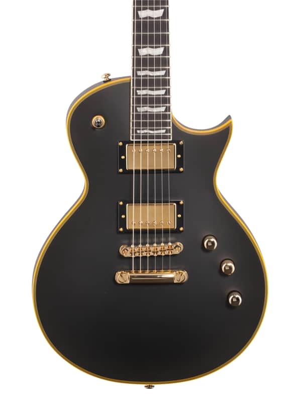 ESP LTD EC1000 Electric Guitar Vintage Black with Seymour Duncans image 1