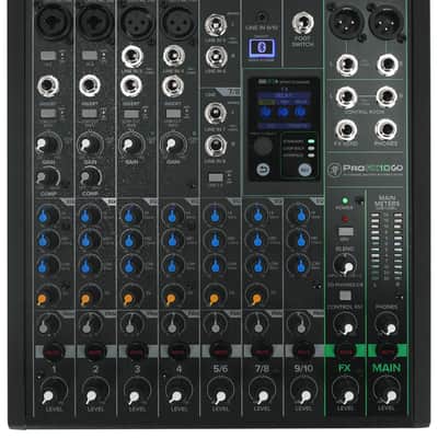 Mackie ProFX10GO 10-Channel Battery Analog Mixer w/FX/USB/Bluetooth+Headphones image 12