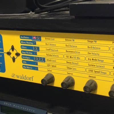 Waldorf Micro Q Rackmount Synthesizer 1999 - 2011 Yellow