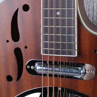 Dean CE Resonator Cutaway Acoustic Electric Resonator Guitar Natural RCE NM image 4