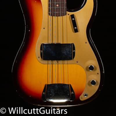 Fender Custom Shop 1959 Precision Bass Journeyman Relic Chocolate 3-Tone Sunburst (684) image 3