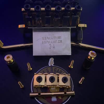 Floyd Rose Original Style Tremolo System FRT - 1000 Gold | Locking Nut Included | DHL Express Delivery Included | image 10