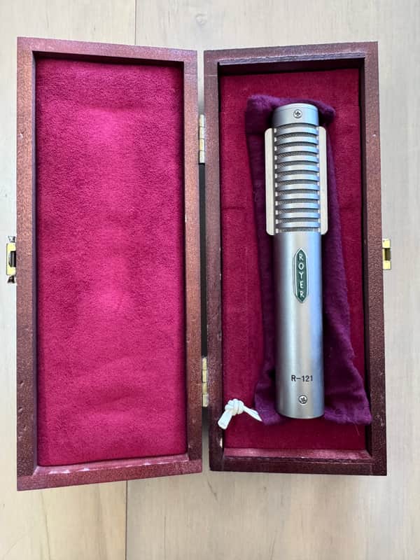 Royer R-121 Ribbon Microphone 1998 - 2021 - Nickel image 1