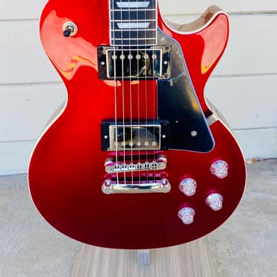 EPIPHONE LES PAUL MODERN ELECTRIC GUITAR CANDY APPLE RED FINISH W/GATOR CASE - 2023 image 1