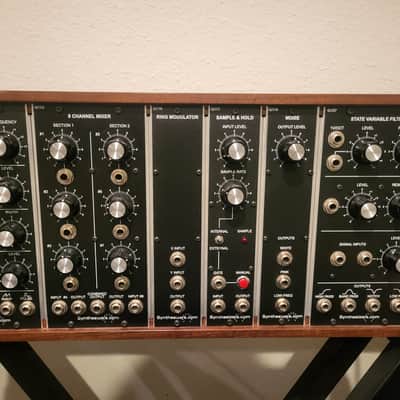 Synthesizers.com 22 space modular 2010s - Walnut cabinet image 3