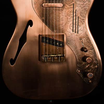 James Trussart Steelcaster Deluxe 2016 - Copper image 3