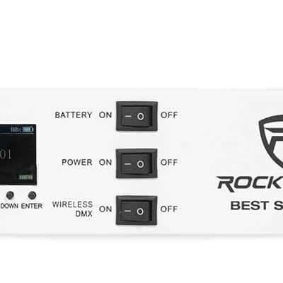 Rockville RFAAW DJ Facade Booth+(4) Wireless DMX Battery Strip Lights+Controller image 4