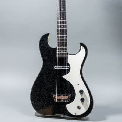 Silvertone 1448 w/ Amp-in-Case 1900, Black Sparkle image 4
