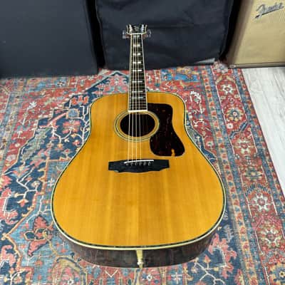 *Video* Canyon W-60 Lawsuit Era Guild Style Dreadnought Made in Japan by Yamaki - 1970's image 8