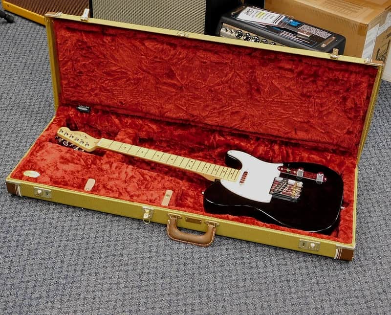 2020 Fender American Professional Telecaster Electric Guitar w/Tweed Case! Gloss Black! VERY NICE!!!