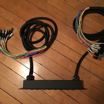 Seismic Audio SARMSS-16x1515 16-Channel Rack Mount XLR/TRS Combo Splitter Snake Cable w/ 2 15' XLR Trunks