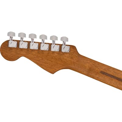 Fender American Acoustasonic Jazzmaster All-Mahogany EB Natural - Acoustic Guitar image 6