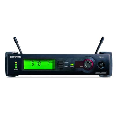 Shure SLX4 Single Channel Diversity Receiver, L4 638-662 MHz (Used) image 2