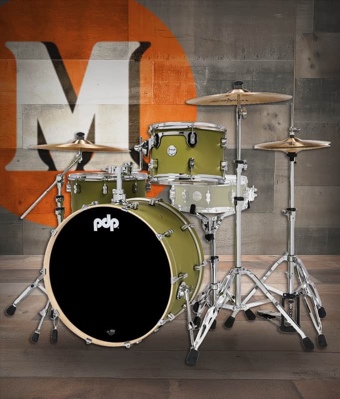 PDP Concept Maple - Satin Olive, Chrome Hardware Rock (PDCM24RKSO) image 1