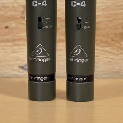 Behringer C4 Studio Condenser Microphone Pair "Excellent Condition" image 1