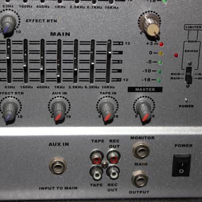 Pyle Pro PMX 1006/10 Channel 800Watt Powered Mixer Head image 3