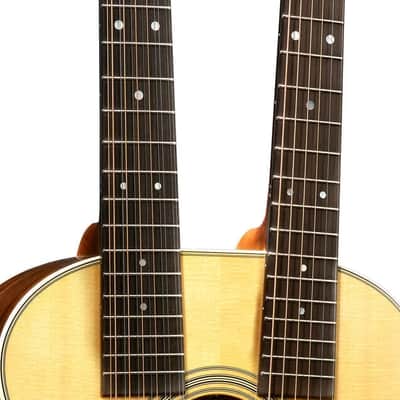 Martin Acoustic Guitar, Grand J-28E Double Neck w/Molded Hardshell Case image 4