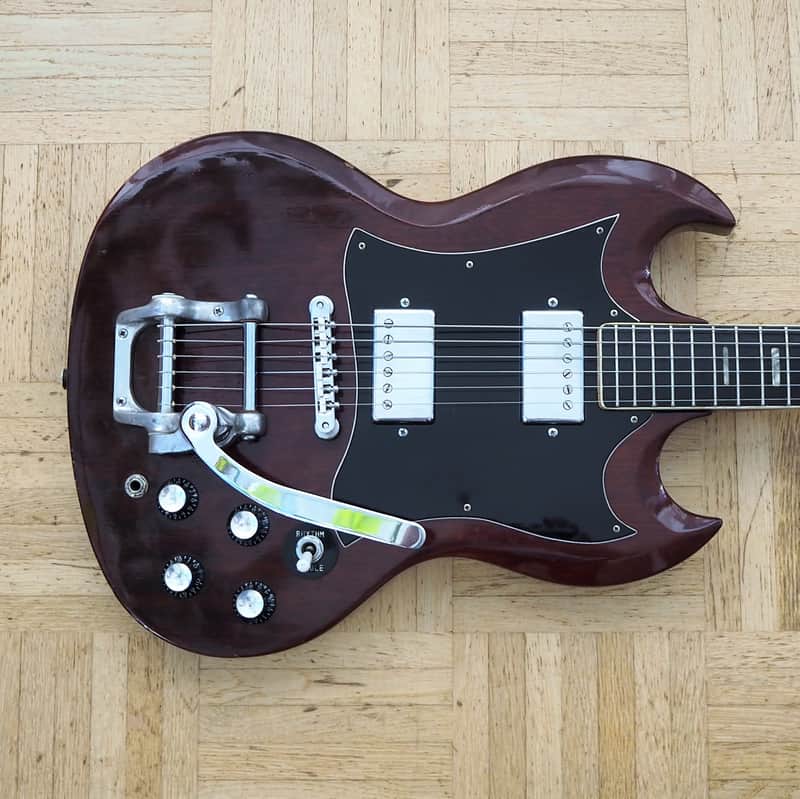 Cimar (~Ibanez/Hoshino) SG-style guitar - made in Japan - pre-lawsuit image 1