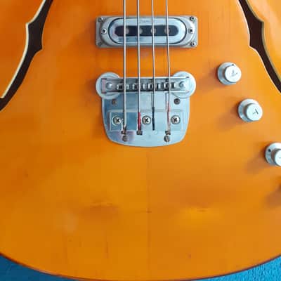 Framus E-Bass Atlantik AM 5/144, BJ 1968 - Orange Sun image 3