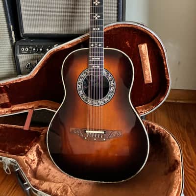 1981 Ovation 1658 Custom Legend 12-String  - Sunburst image 3