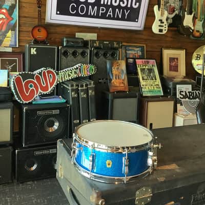 Ludwig Super Classic Keystone - S/N 1965 -5.5 x14 - Blue Sparkle - #596 image 1