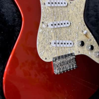 Grosh Guitars Custom T Pickup Configuration S-S-S, Late 90's, early 80's - candy apple rust image 3