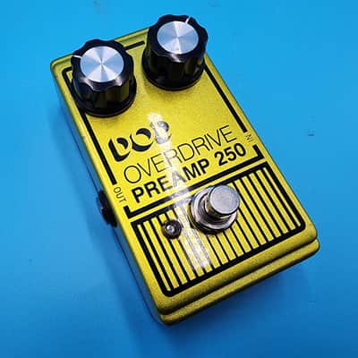 DOD Overdrive Preamp 250 Gold Guitar Effect Pedal 90s Reissue Bass Distortion image 8