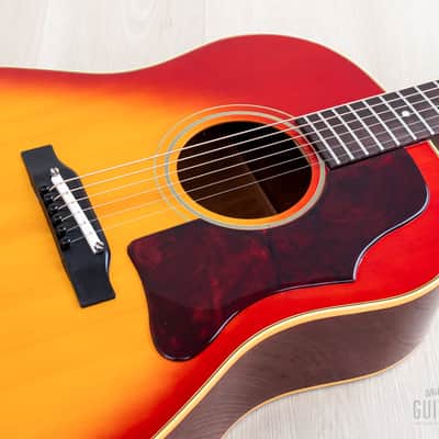 1964 Gibson J-45 ADJ Vintage Dreadnought Acoustic Guitar Cherry Sunburst, Collector-Grade w/ Case image 7
