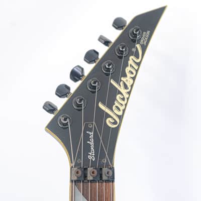 1991 MIJ Jackson Soloist Standard Dark Green Metallic w/ HSS Pickups, Mother of Pearl Sharkfins, Floyd Rose Tremolo image 13