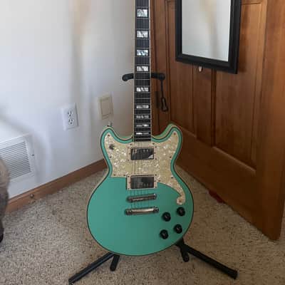 D'Angelico Deluxe Brighton LE 2020 - Matte Surf Green image 1
