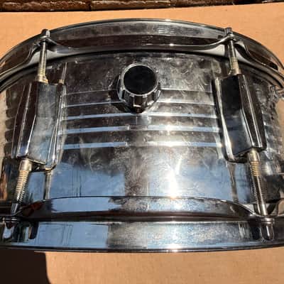 Unbranded 14" x 5" Chrome Snare Drum w/ Puresound Wires - Used, Good Condition image 6