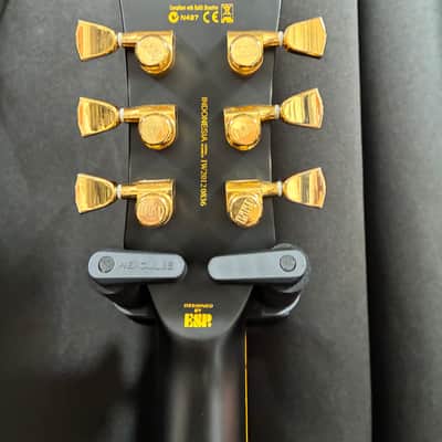 ESP LTD EC-1000 Duncan with Ebony Fretboard  2018 - Present - Vintage Black - Gold Hardware & Hardcase image 7