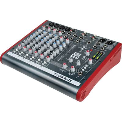 Allen & Heath ZED-10 10-Channel Mixer/USB Audio Interface with Gator Mixer Bag and Hosa STP-201 Insert Cable image 2